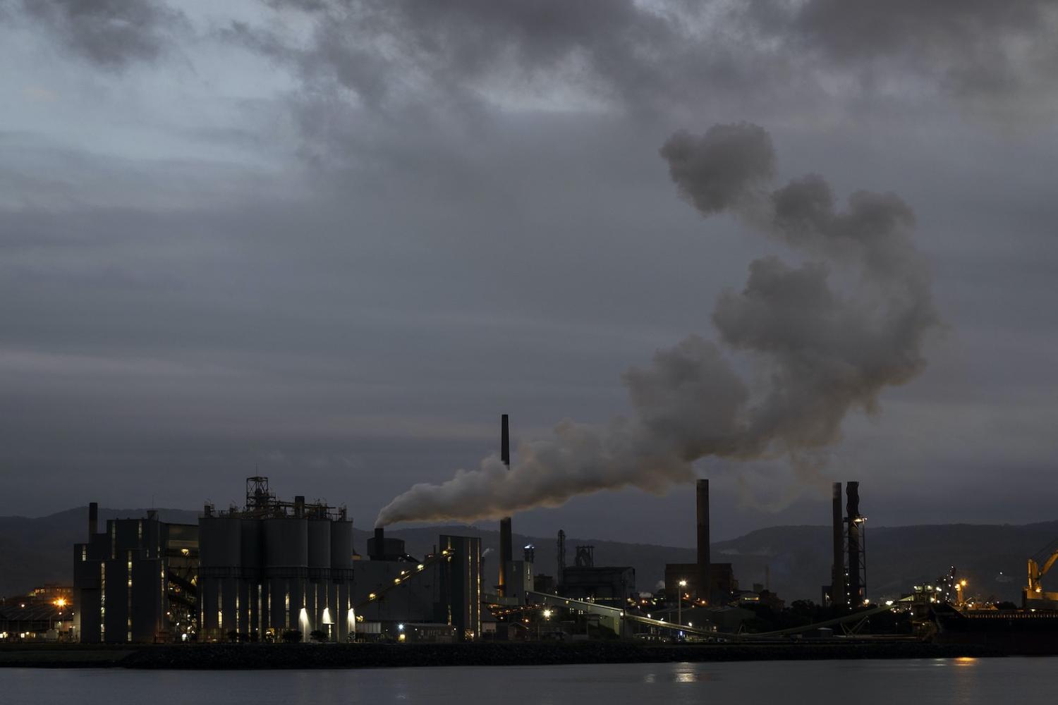 Steelworks in Port Kembla in Wollongong, New South Wales, 1 February 2021 (Brook Mitchell/Getty Images)